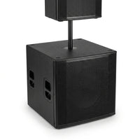 Professional PA Speaker System Built for Outdoor Events, 18 Inch Subwoofer, 600W Power, USB Connectivity