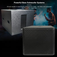 Professional PA Speaker System Built for Outdoor Events, 18 Inch Subwoofer, 600W Power, USB Connectivity — product view 17