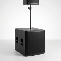 PA Speaker System Designed for Outdoor Events, 18 Inch Subwoofer, 600W Power, USB Connectivity — Studio Shot