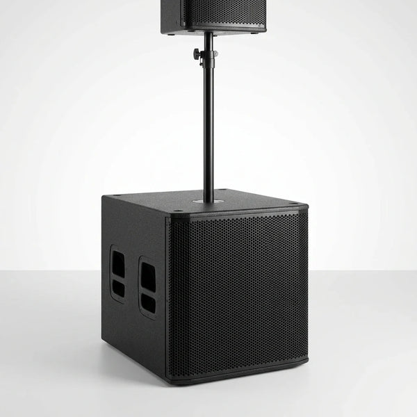 PA Speaker System Designed for Outdoor Events, 18 Inch Subwoofer, 600W Power, USB Connectivity